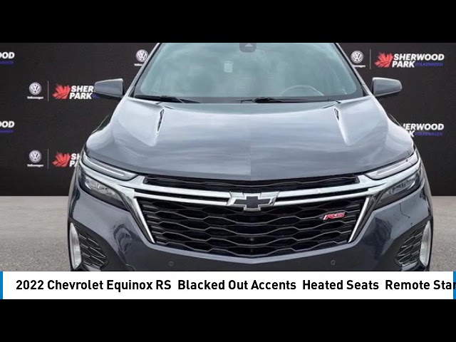 2022 Chevrolet Equinox RS | Blacked Out Accents | Heated Seats in Cars & Trucks in Strathcona County