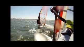 preview picture of video 'Windsurfing at Barns Bridge'