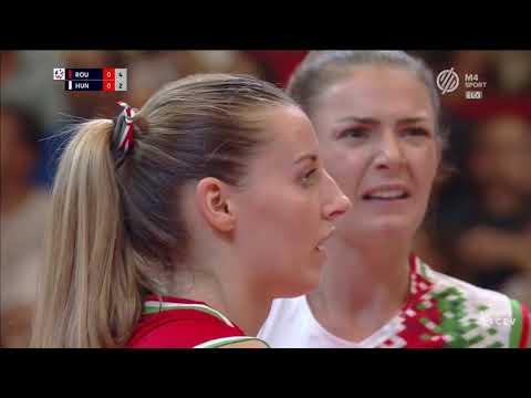 MAGYARORSZÁG   ROMÁNIA  NŐI RÖPLABDA EURÓPA BAJNOKSÁG 2019 BUDAPEST  2. FORDULÓ