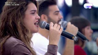 LUCHA DE GIGANTES - Aitana, Amaia y Agoney | Segundo pase de micros para la Gala 11 | OT 2017