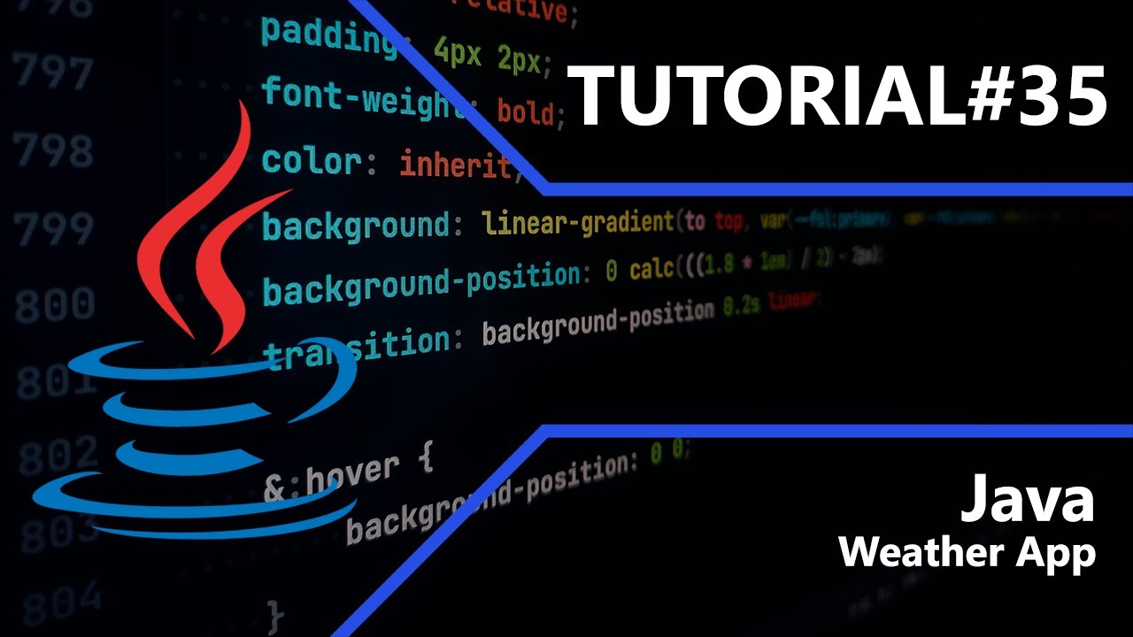 Java | Weather App | Tutorial #35