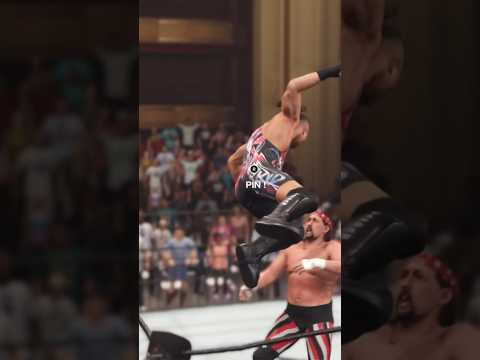 Monkey Flip to Cross Body #wwe2k23 #wwe2k #wwegames #robvandam #wrestling #gaming #gamingshorts #ecw