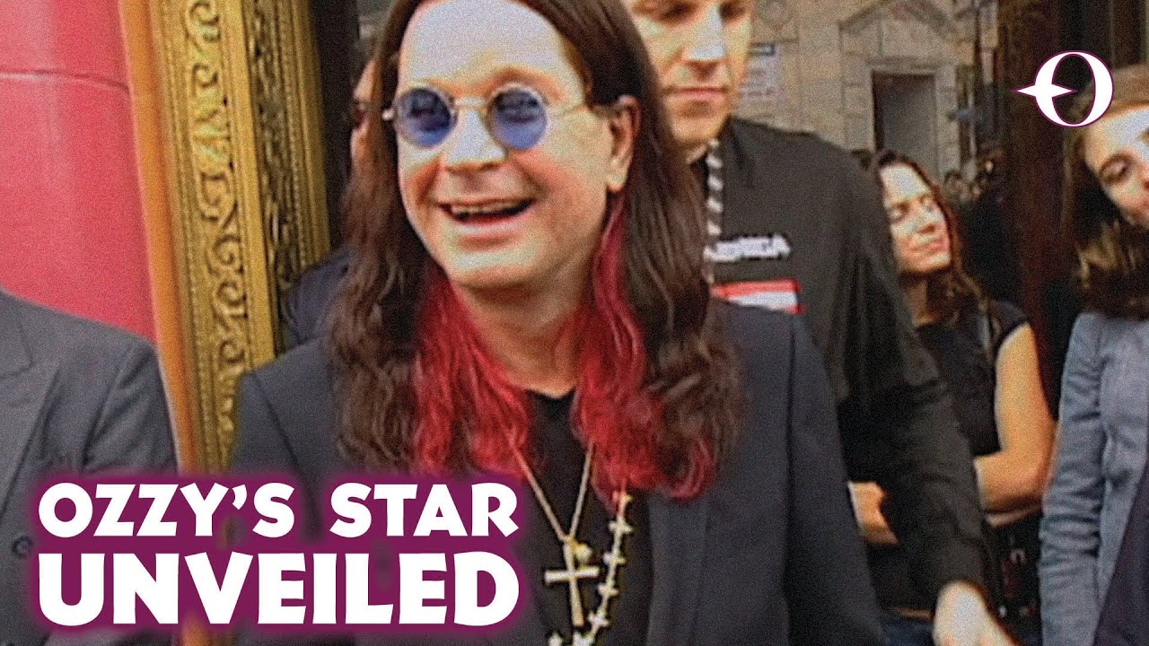 Ozzy Receives his Star on The Walk of Fame | The Osbournes TV - YouTube