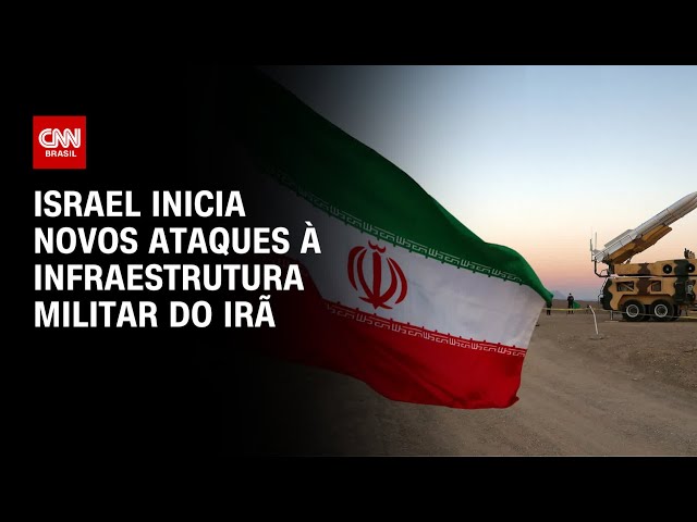 Israel lança novos ataques ao sudoeste do Irã | AGORA CNN