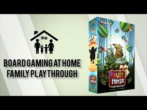 Board Gaming At Home Livestream Playthrough of Fruit Ninja - Card Master