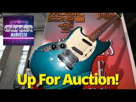 Kurt Cobain's 'Smells Like Teen Spirit' Fender Mustang going to Auction!