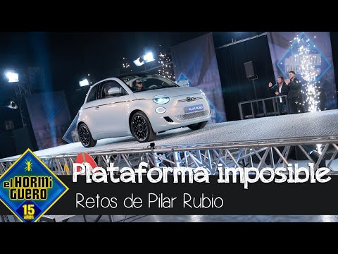 Pilar Rubio encuentra el equilibrio puro al volante en la plataforma imposible - El Hormiguero