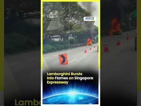 This Lamborghini Just Went Up in Flames
