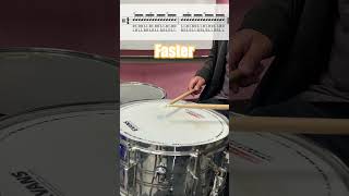 Paradiddle-diddle Exercise #drums #ドラム #drumlessons # ドラムレッスン