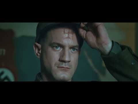 Inglourious Basterds official trailer still: Shosanna’s red dress and marquee lights foreshadowing a climactic needle-drop