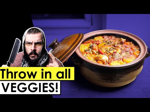 All you need in LIFE in one CLAY POT - Slow-cooked Veggie&Meat STEW