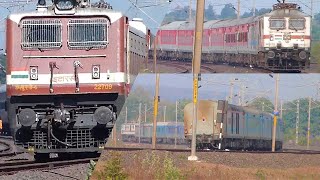 11 in 1 !! Bhopal Shatabdi and Indian Railways express trains #indianrailways #railways #WAP7