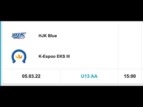 HJK BLUE- K-Espoo EKS III 05.03.2022 (AA)
