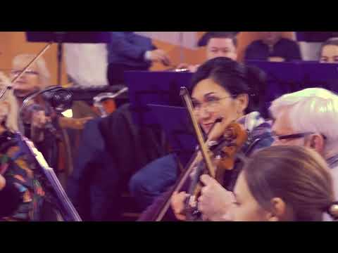Крымский академический симфонический оркестр. Репетиция перед концертами.