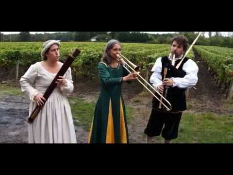 History. Bagpipes, Oboe Medieval Music In France.French Wines.Loire Valley or Champagne ?Vineyard. Video