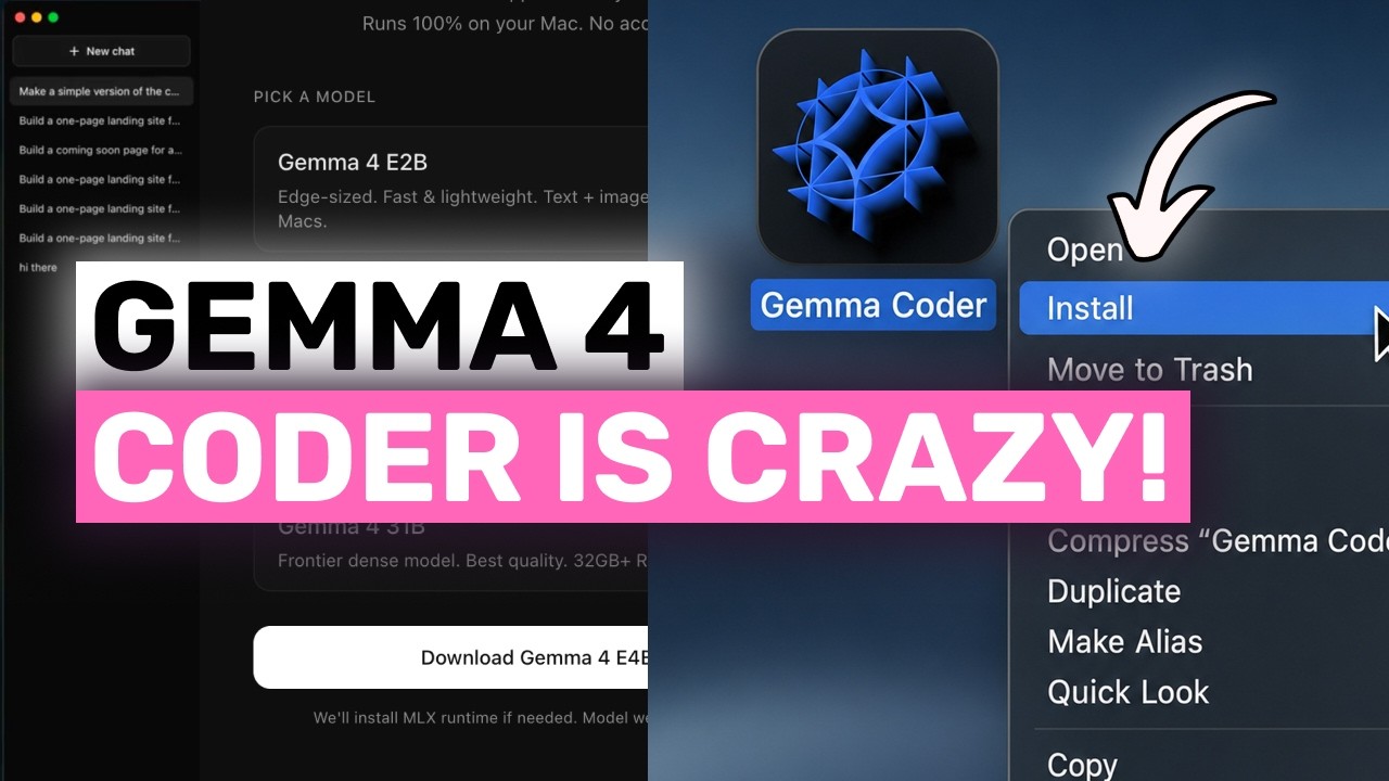 Google's OFFICIAL Gemma 4 Coder Desktop App: This FREE & LOCAL App by Google is ACTUALLY CRAZY!