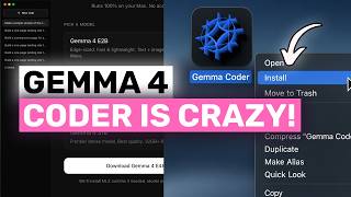 Gemma Chat: Offline Vibe Coding with Gemma 4 on Mac