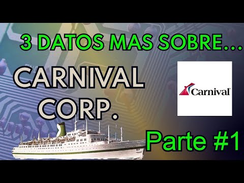 ✅ 3 Datos más sobre  CARNIVAL CORP. CRUCEROS Parte #001 ➡️ #cruceros #sp500  #datos🔑 🔵