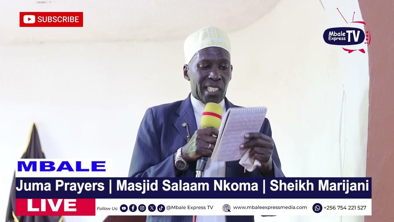 Juma prayers at Masjid Salaam Nkoma , Hutuba by Sheikh Marijani