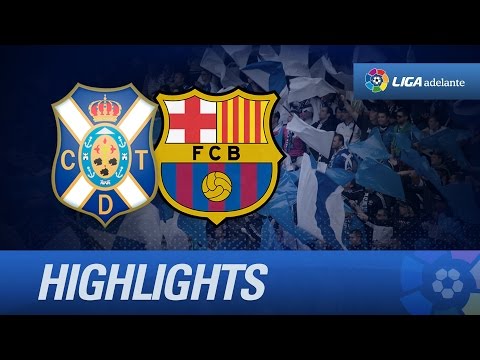 Resumen de CD Tenerife (2-0) FC Barcelona B - HD