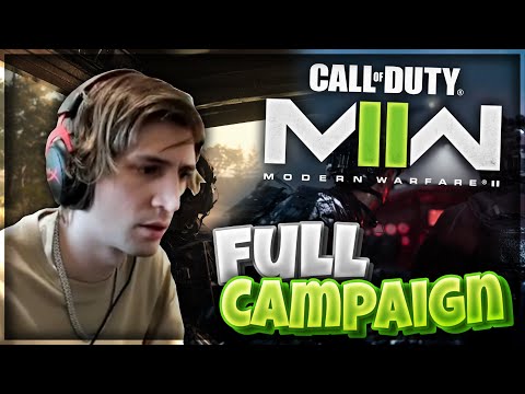 xQc Plays Call of Duty: Modern Warfare II | Full Campaign (with chat)