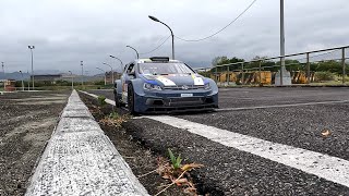 Rovan RF5 first run with body shell