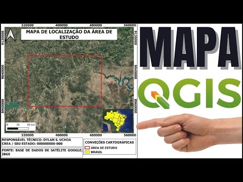 MAPA de Localização no QGIS (GUIA COMPLETO)