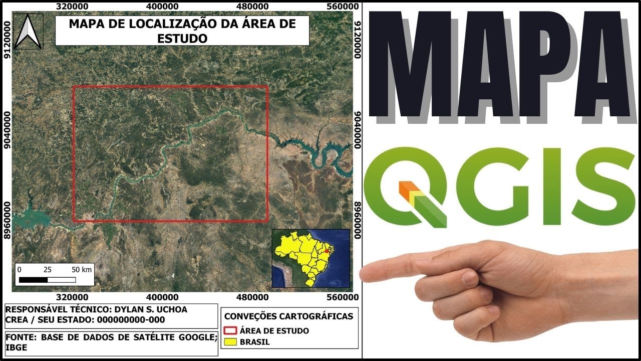 MAPA de Localização no QGIS (GUIA COMPLETO)
