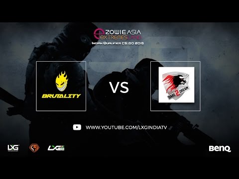 Brutals vs Dare 2 Dream | Phase 2 Qualifier | ZOWIE eXTREMESLAND ASIA CS:GO 2016 Indian Qualifier