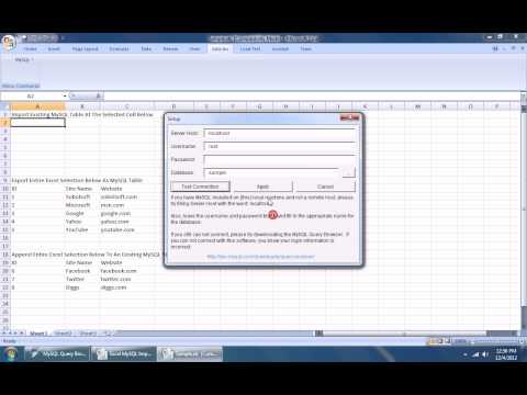 Excel MySQL Import, Export & Convert Software