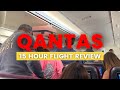 15 Hours QANTAS Flight | International Economy Class Review | Long Haul Qantas Airways Tip Report