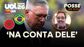 ANCELOTTI DECEPCIONANTE! MAU FUTEBOL DA SELEÇÃO ESTÁ NA CONTA DELE; CASAGRANDE DETONA SEM DÓ