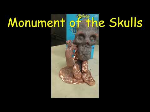 Casting Copper Skulls  Metals in My Home Made Foundry