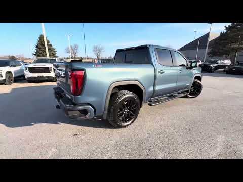2026 GMC Sierra 1500 Crew Cab Short Box 4-Wheel Drive Elevation in Blue for sale at Boyer Pickering Chevrolet Cadillac Buick GMC Ltd. in Pickering, ON