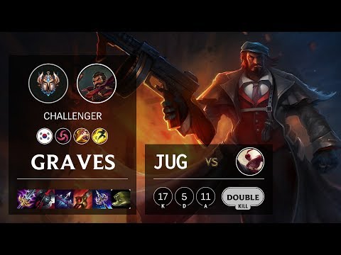 Graves Jungle vs Lee Sin - KR Challenger Patch 10.8