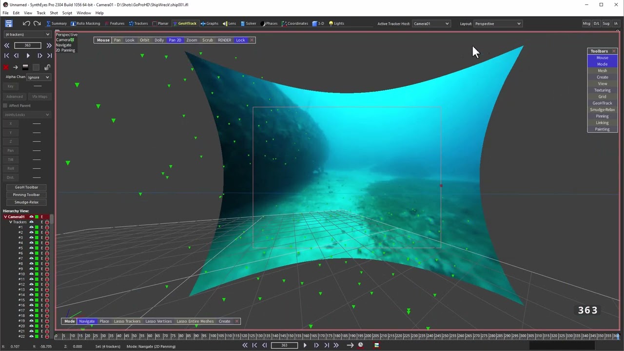 Determining True Field of View and Focal Length in SynthEyes