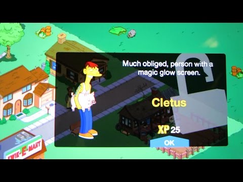 The Simpsons Tapped Out # 3 Cletus Spuckler