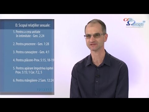 Intrebari esentiale 3.16 - Familia -  Care e rolul sexului si intimitatii intre sot si sotie?