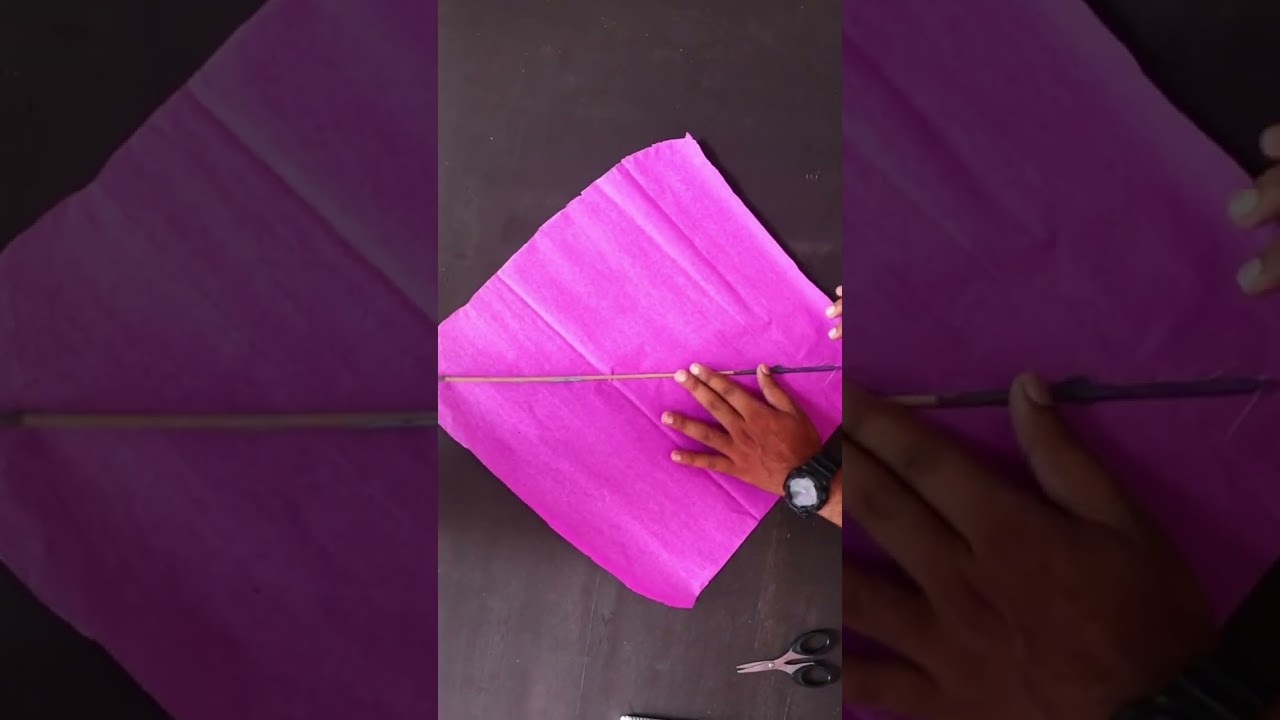 How to make kite from kite paper 😀 Making Best flying kite !! patangbazi lootera , flying kite