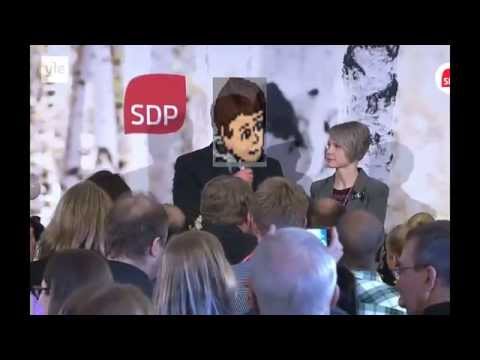 xDlolleDx yrittää pitää puhetta, mutta JYTKY kuuluu seinien läpi