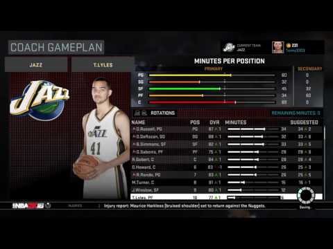 Nba 2k16 Rebuilding Series : Utah Jazz Part 2