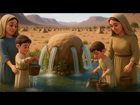 Parshat Chukat: The Weekly Parsha Story Illustrated by AI