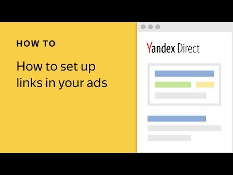 How to set up links in your ads