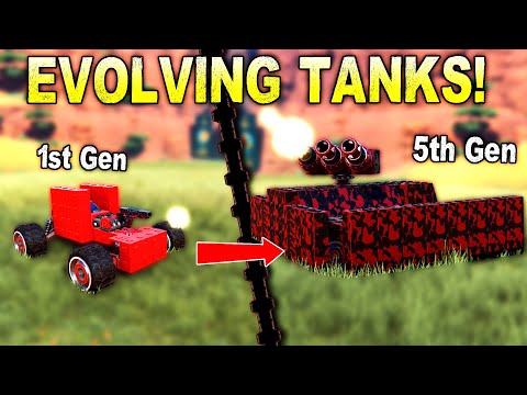 We Evolved Tanks With The New Cannon Damage Update! - Trailmakers Multiplayer