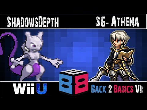 Back2Basics VII ShadowsDepth (Mewtwo) vs SG Athena (Robin) Smash 4 | Losers Round 6