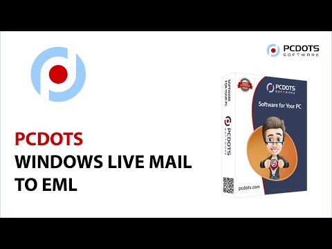 PCDOTS Windows Live Mail Converter video tutorial, click to play