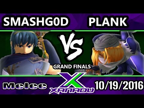 S@X 172 - Plank (Sheik) Vs. SmashG0D (Marth) - SSBM Grand Finals - Smash Melee