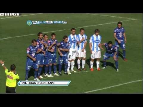 Gol Eluchans. Rafaela 1 All Boys 0. Torneo Inicial 2012. Fecha 6. FPT