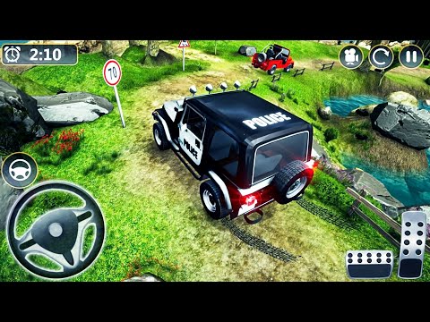 Offroad Police Jeep Driver Simulator - 4x4 Driving Hill Climb Racing - Android GamePlay