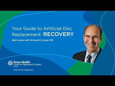 What is the recovery from disc replacement surgery?